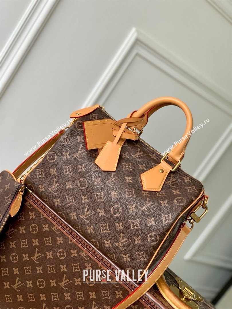 Louis Vuitton Speedy P9 Bandouliere 30 Bag in Monogram Calf Leather Brown 2025 (K-25061208)