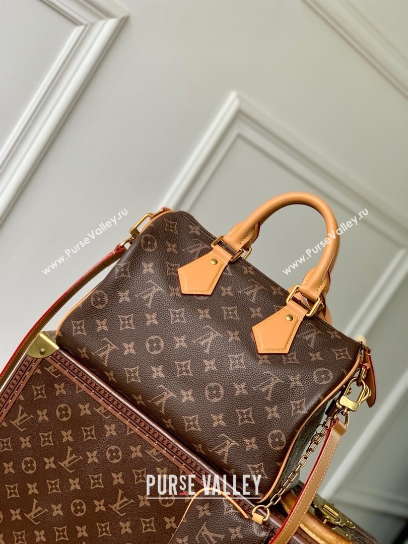 Louis Vuitton Speedy P9 Bandouliere 30 Bag in Monogram Calf Leather Brown 2025 (K-25061208)