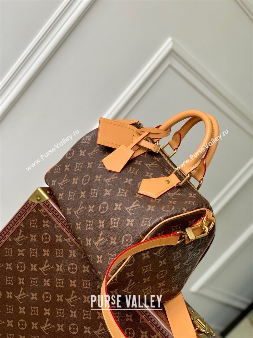 Louis Vuitton Speedy P9 Bandouliere 30 Bag in Monogram Calf Leather Brown 2025 (K-25061208)
