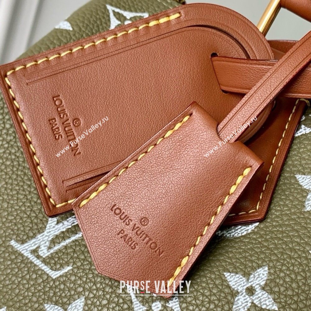 Louis Vuitton Runaway Speedy P9 Bandouliere 30 Bag in Calf leather M13914 Army Green 2025 (K-25061202)