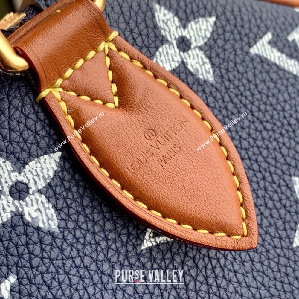 Louis Vuitton Speedy P9 Bandouliere 40 Bag in Calf Leather M24418 Blue 2025 (K-25061209)