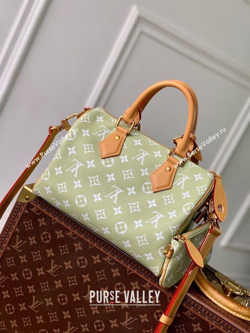 Louis Vuitton Speedy P9 Bandouliere 25 Bag in Calf Leather M24443 Vert Clair Green 2025 (K-25061211)