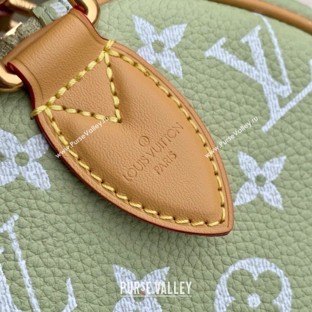 Louis Vuitton Speedy P9 Bandouliere 25 Bag in Calf Leather M24443 Vert Clair Green 2025 (K-25061211)