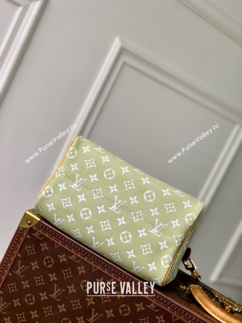 Louis Vuitton Speedy P9 Bandouliere 25 Bag in Calf Leather M24443 Vert Clair Green 2025 (K-25061211)
