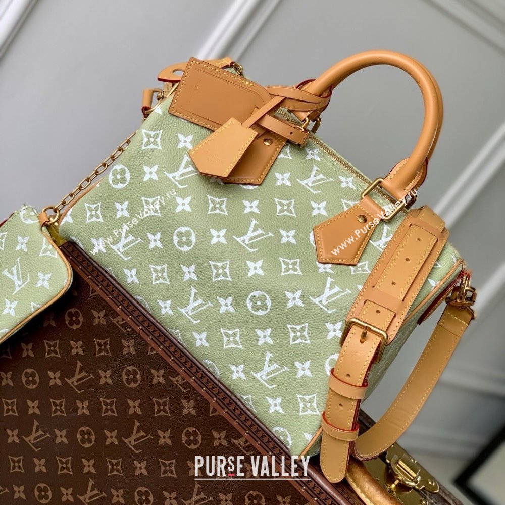 Louis Vuitton Speedy P9 Bandouliere 30 Bag in Calf Leather M14064 Vert Clair Green 2025 (K-25061212)