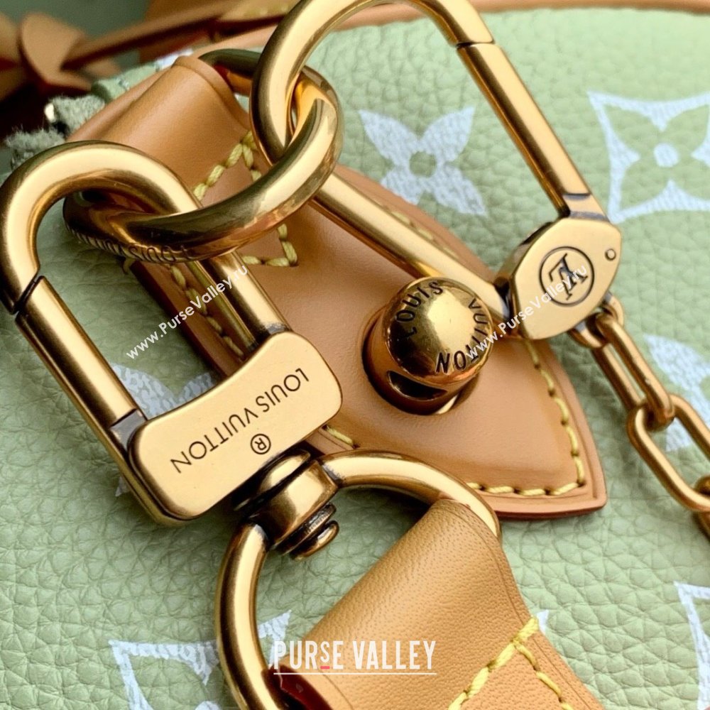 Louis Vuitton Speedy P9 Bandouliere 30 Bag in Calf Leather M14064 Vert Clair Green 2025 (K-25061212)