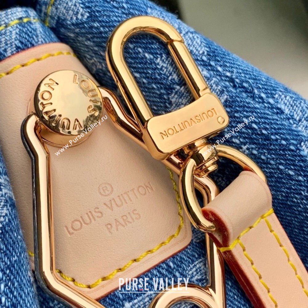 Louis Vuitton LV x TM Coussin PM Bag in Monogram Cherry Denim M14978 2025 (K-25061407)