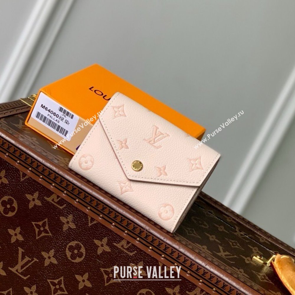 Louis Vuitton Victorine Wallet in Bicolor Eden Embossed Grained Cowhide Leather M64060 2025 (K-25061712)
