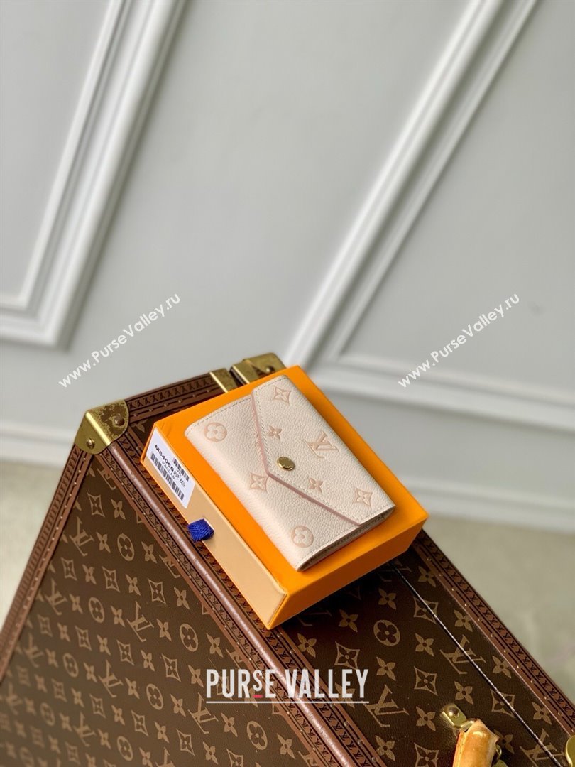 Louis Vuitton Victorine Wallet in Bicolor Eden Embossed Grained Cowhide Leather M64060 2025 (K-25061712)