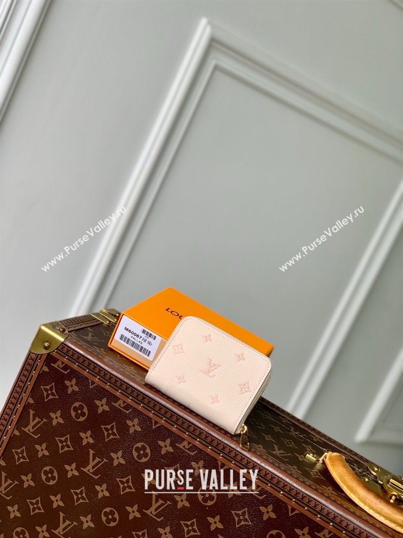 Louis Vuitton Zippy Coin Purse in Bicolor Eden Embossed Grained Cowhide Leather M60067 2025 (K-25061711)