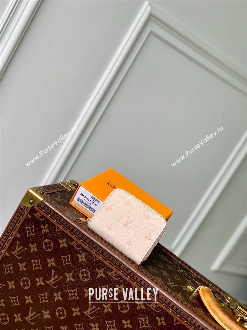 Louis Vuitton Zippy Coin Purse in Bicolor Eden Embossed Grained Cowhide Leather M60067 2025 (K-25061711)