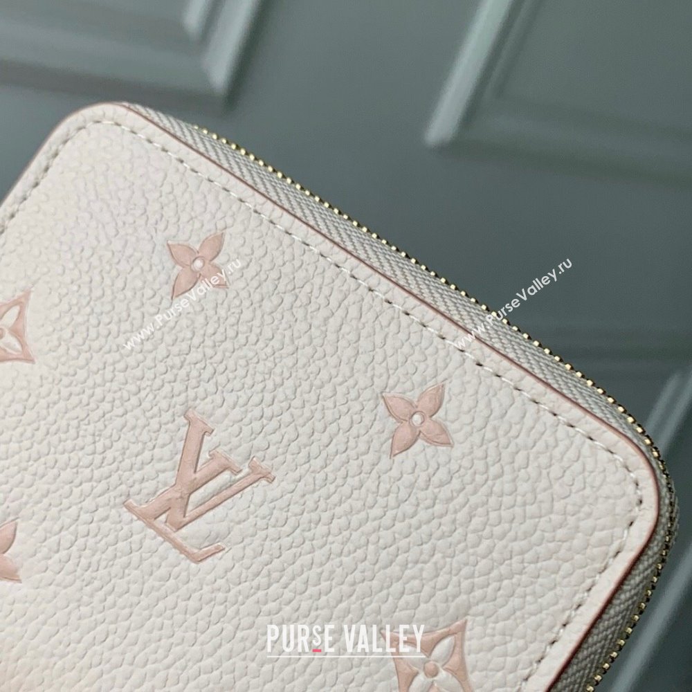 Louis Vuitton Zippy Coin Purse in Bicolor Eden Embossed Grained Cowhide Leather M60067 2025 (K-25061711)