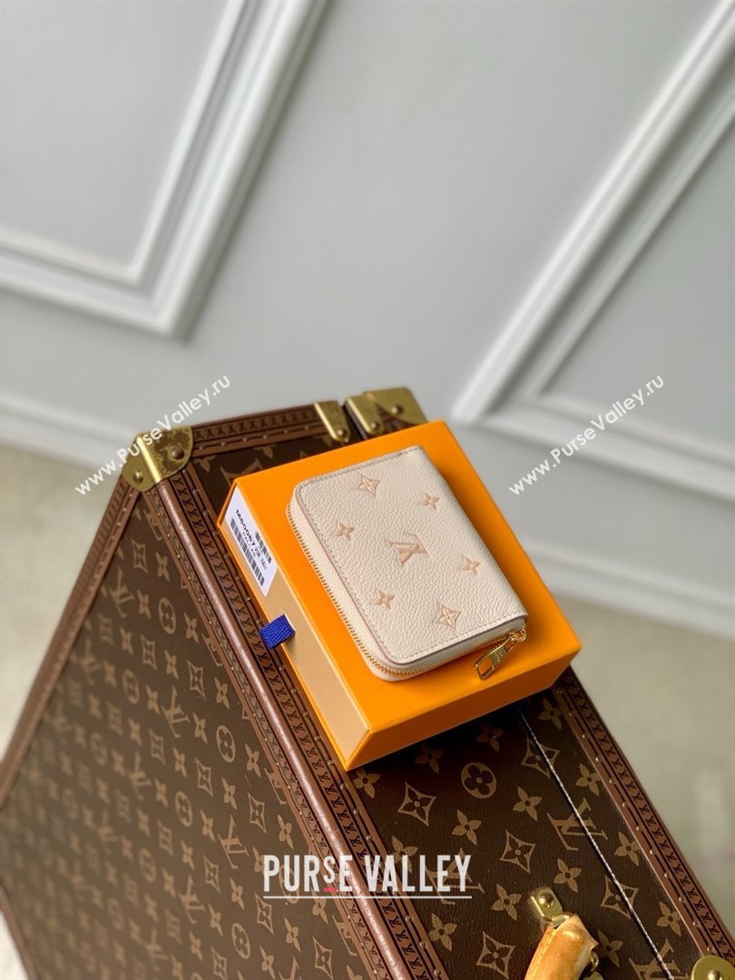 Louis Vuitton Zippy Coin Purse in Bicolor Eden Embossed Grained Cowhide Leather M60067 2025 (K-25061711)