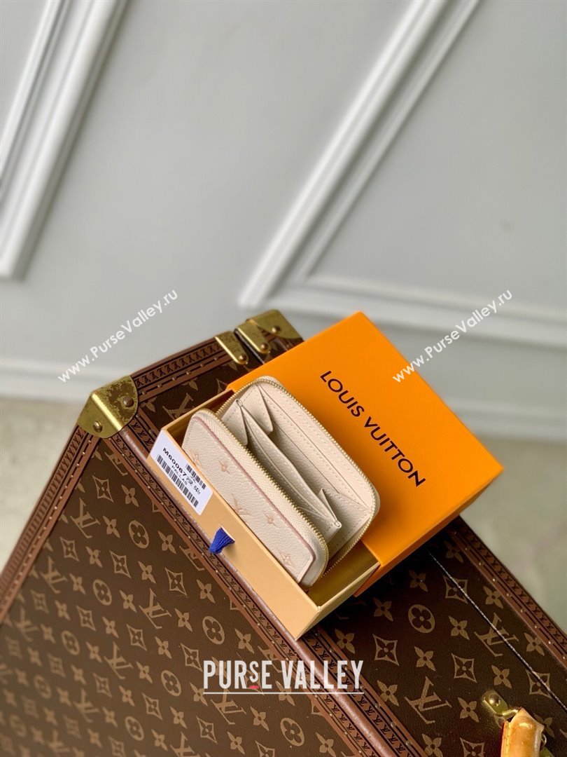 Louis Vuitton Zippy Coin Purse in Bicolor Eden Embossed Grained Cowhide Leather M60067 2025 (K-25061711)