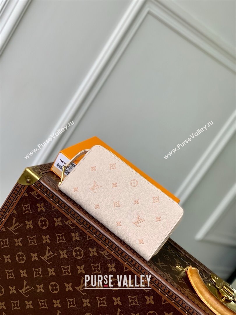 Louis Vuitton Zippy Wallet in Bicolor Eden Embossed Grained Cowhide Leather M61864 2025 (K-25061710)