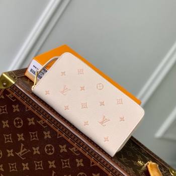 Louis Vuitton Zippy Wallet in Bicolor Eden Embossed Grained Cowhide Leather M61864 2025 (K-25061710)