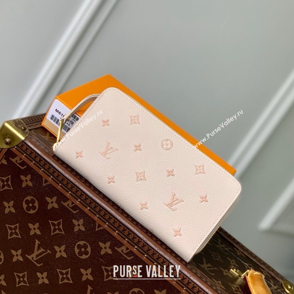 Louis Vuitton Zippy Wallet in Bicolor Eden Embossed Grained Cowhide Leather M61864 2025 (K-25061710)