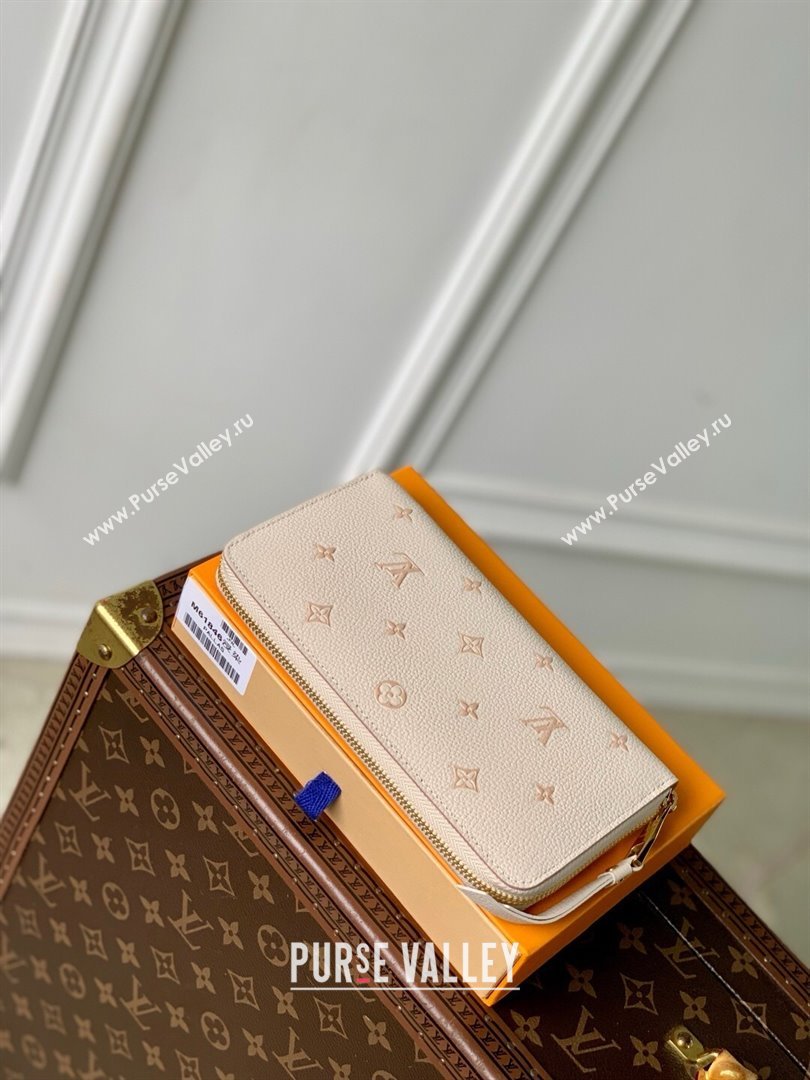 Louis Vuitton Zippy Wallet in Bicolor Eden Embossed Grained Cowhide Leather M61864 2025 (K-25061710)