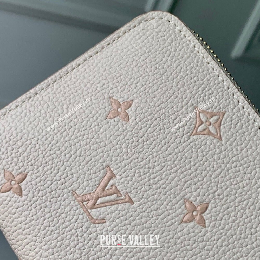 Louis Vuitton Zippy Wallet in Bicolor Eden Embossed Grained Cowhide Leather M61864 2025 (K-25061710)
