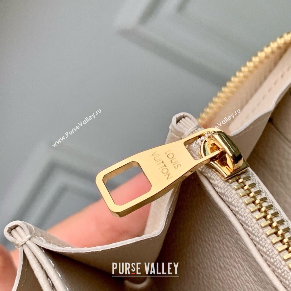 Louis Vuitton Zippy Wallet in Bicolor Eden Embossed Grained Cowhide Leather M61864 2025 (K-25061710)