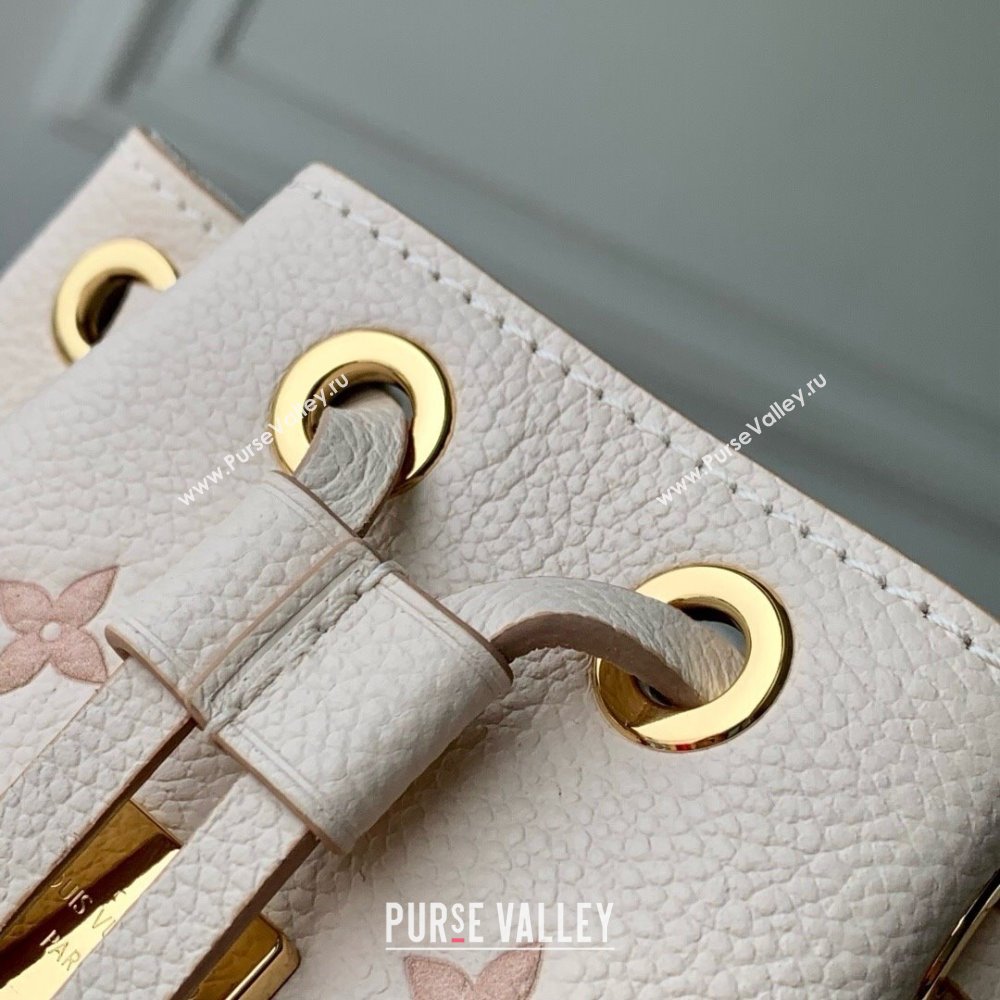 Louis Vuitton Nano Noe Backpack in Bicolor Eden Embossed Grained Cowhide Leather M13656 2025 (K-25061707)
