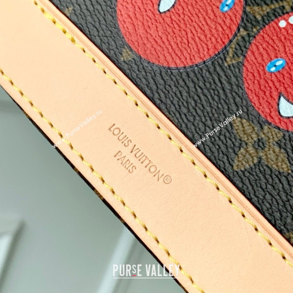 Louis Vuitton LV x TM Nano Alma Bag in Monogram Cherry Canvas M13416 Brown 2025 (K-25061411)