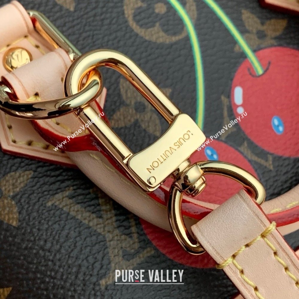 Louis Vuitton LV x TM Nano Alma Bag in Monogram Cherry Canvas M13416 Brown 2025 (K-25061411)