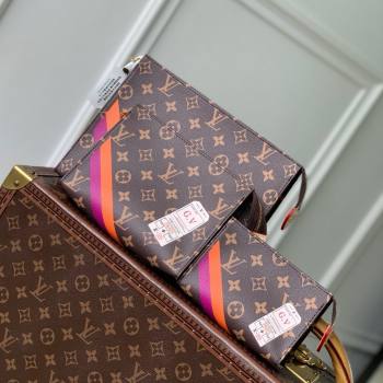 Louis Vuitton Trio Toilet Pouch Mon Monogram Canvas P01952 2025 (K-25061704)