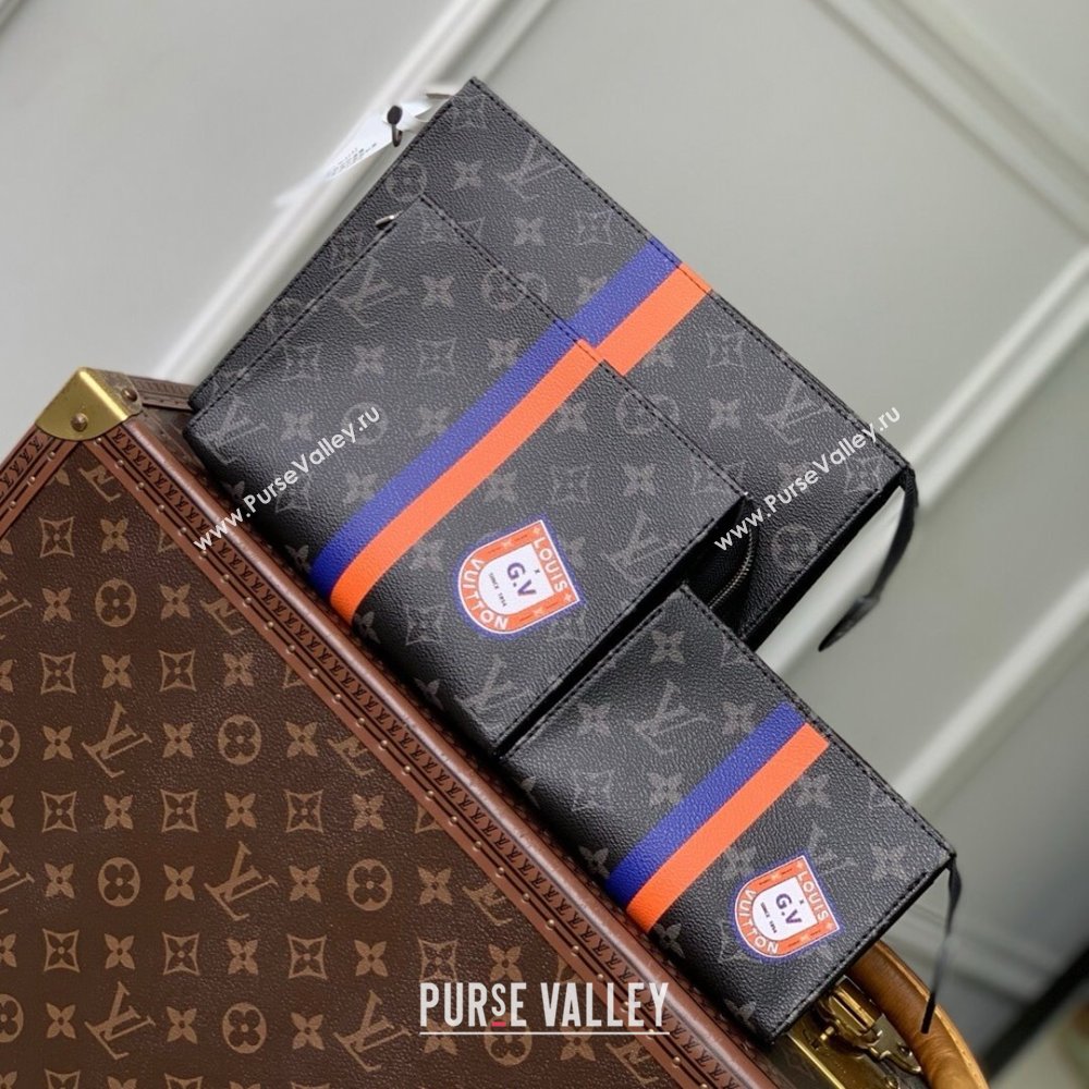 Louis Vuitton Trio Toilet Pouch Mon Monogram Canvas P01957 2025 (K-25061703)