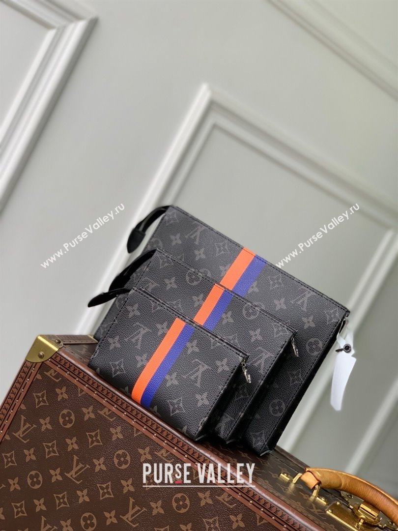 Louis Vuitton Trio Toilet Pouch Mon Monogram Canvas P01957 2025 (K-25061703)