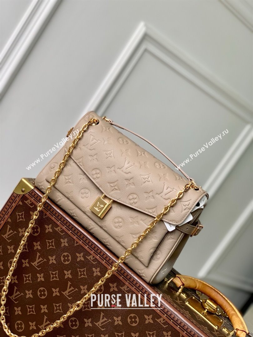 Louis Vuitton Anytime Flap Bag in Cowhide Leather M14973 Tourterelle Gray 2025 (K-25061702)