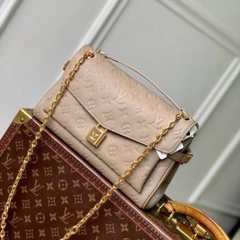 Louis Vuitton Anytime Flap Bag in Cowhide Leather M14973 Tourterelle Gray 2025 (K-25061702)