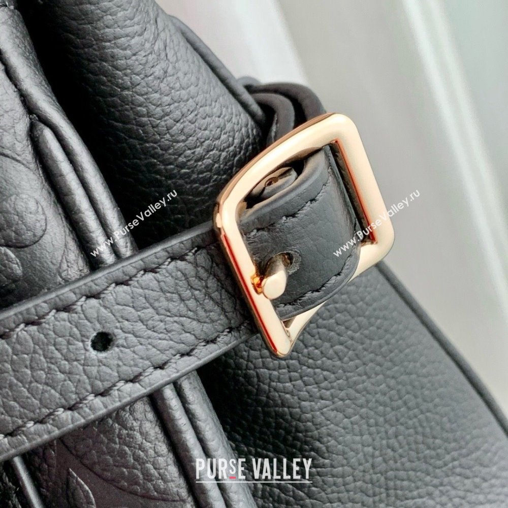 Louis Vuitton Anytime Flap Bag in Black Cowhide Leather M14604 2025 (K-25061701)