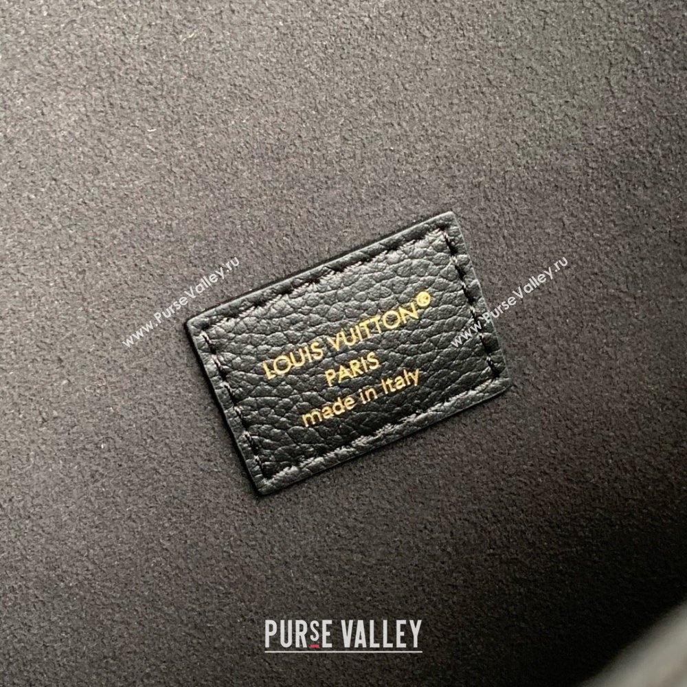 Louis Vuitton Anytime Flap Bag in Black Cowhide Leather M14604 2025 (K-25061701)