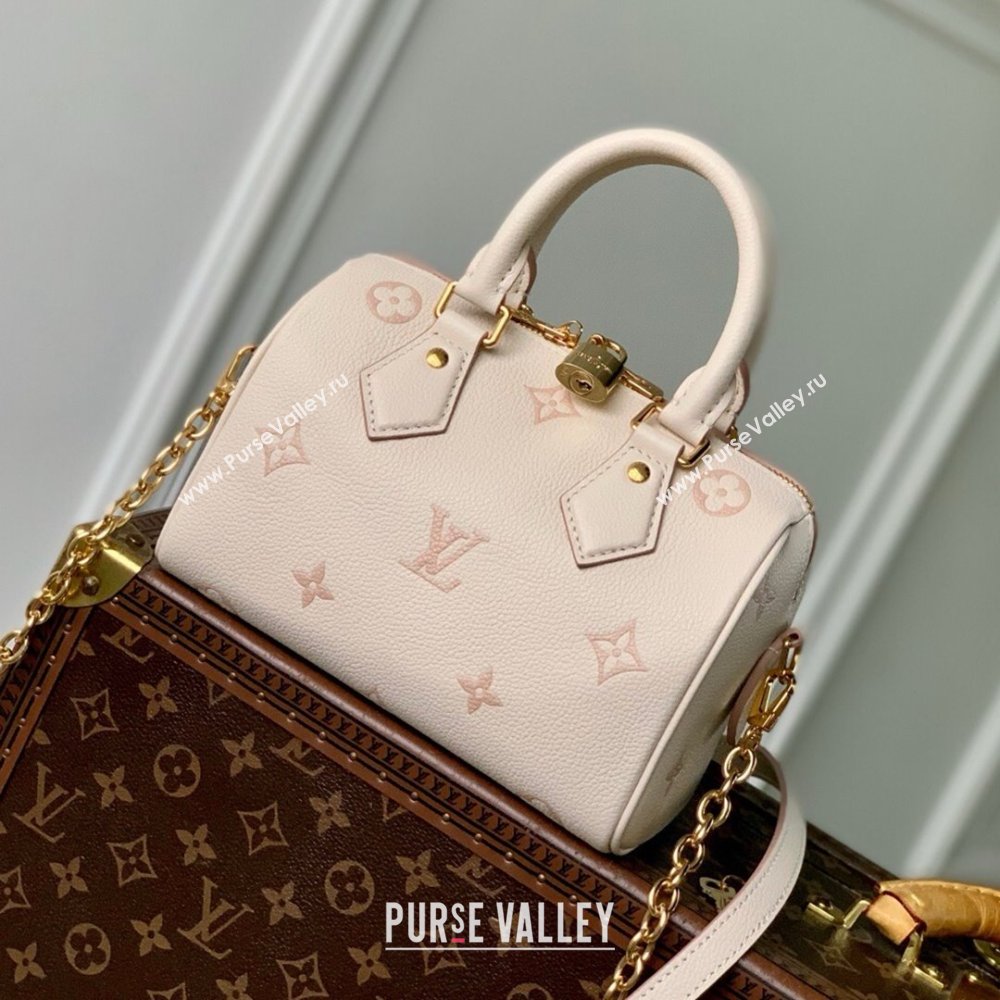 Louis Vuitton Speedy Bandouliere 20 Bag in Eden Debossed Grained Cowhide Leather M14291 2025 (K-25061619)