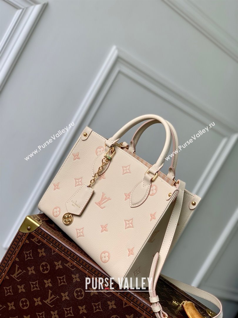 Louis Vuitton OnTheGo PM Bag in Eden Debossed Grained Cowhide Leather M14403 2025 (K-25061618)