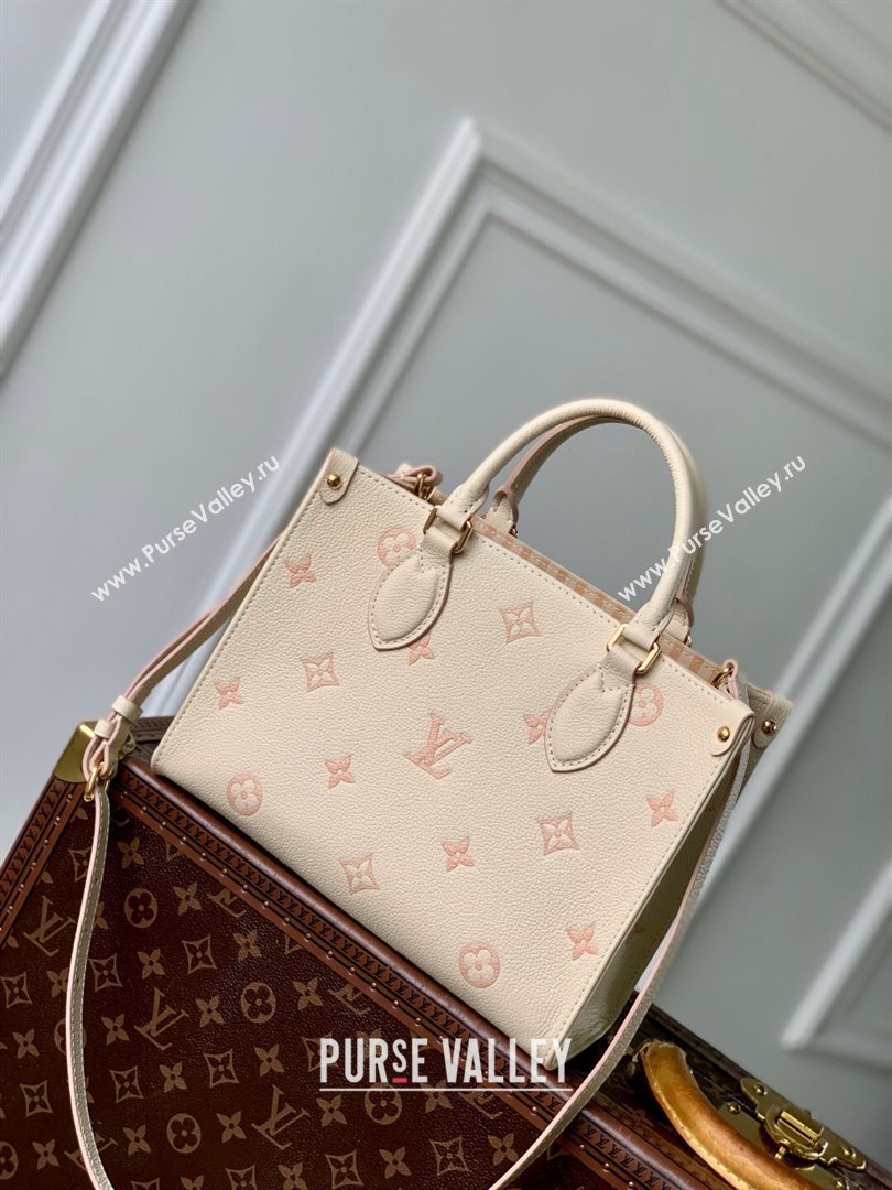 Louis Vuitton OnTheGo PM Bag in Eden Debossed Grained Cowhide Leather M14403 2025 (K-25061618)
