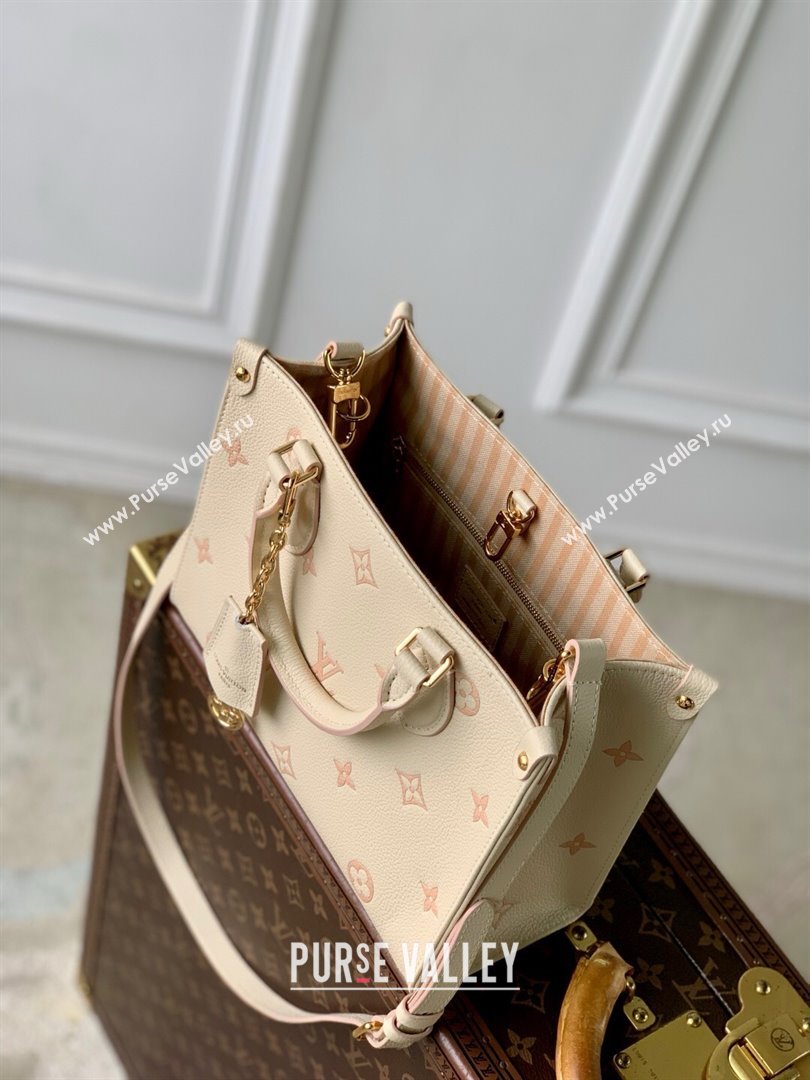 Louis Vuitton OnTheGo PM Bag in Eden Debossed Grained Cowhide Leather M14403 2025 (K-25061618)