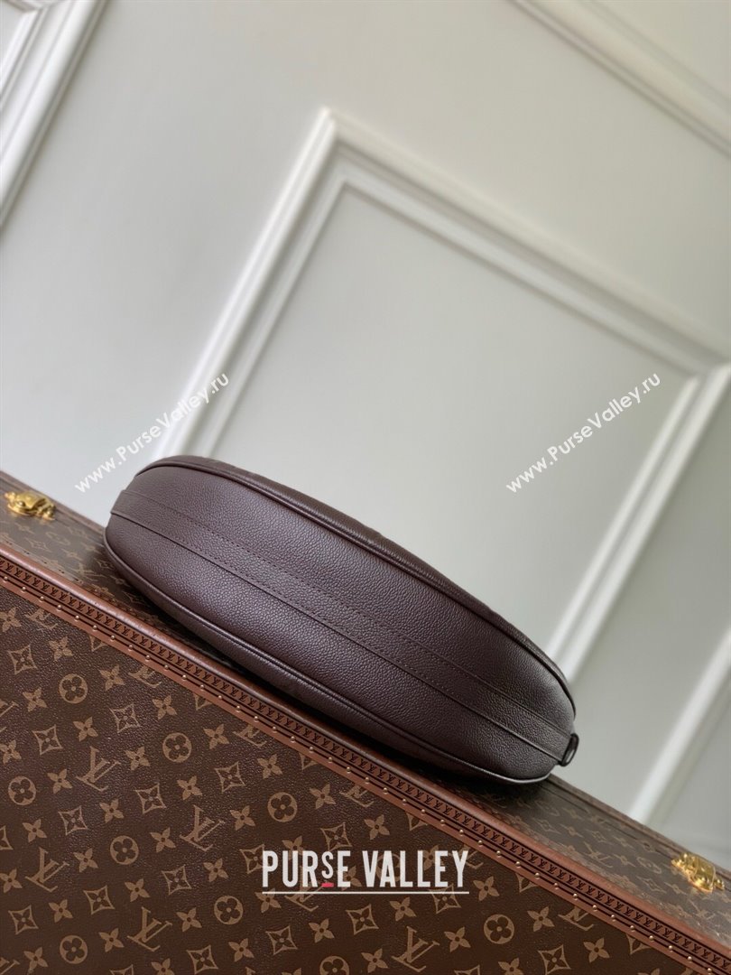 Louis Vuitton Loop Hobo Bag in Lambskin Leather M14042 Chocolate 2025 (K-25061613)