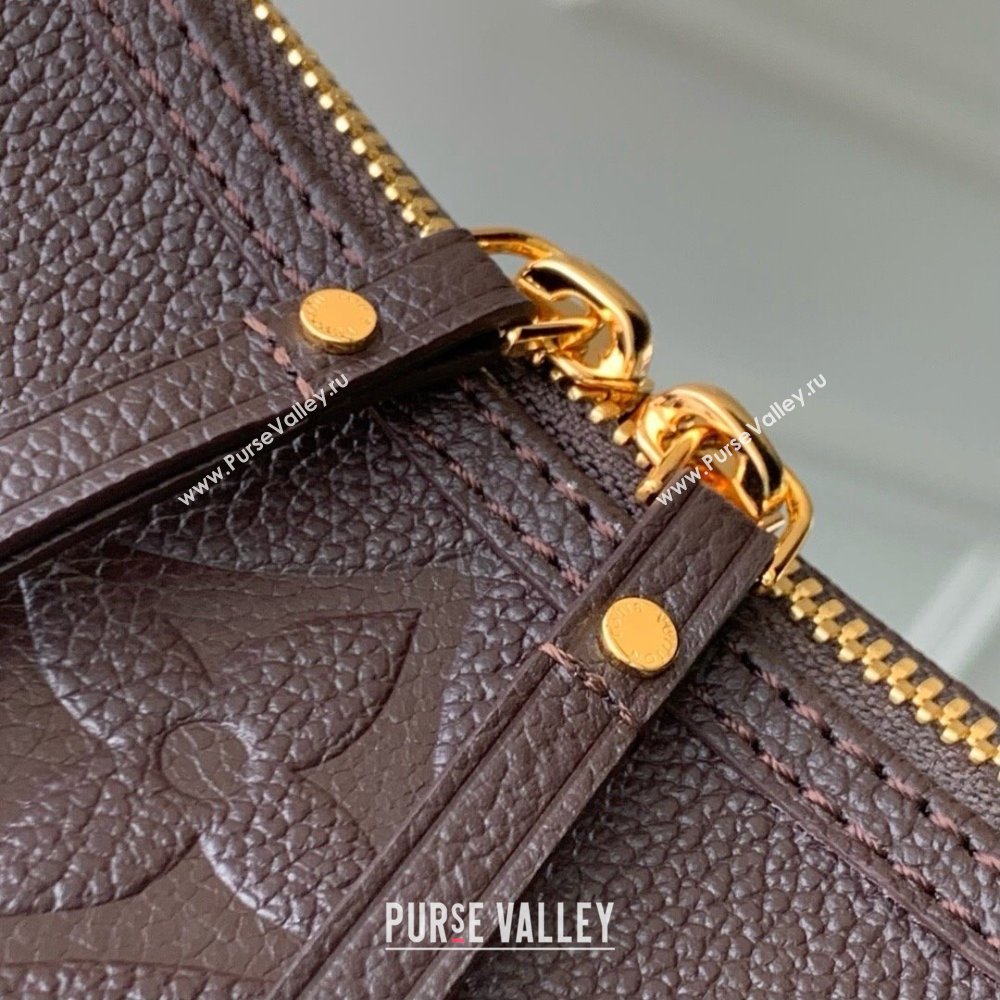 Louis Vuitton Loop Hobo Bag in Lambskin Leather M14042 Chocolate 2025 (K-25061613)