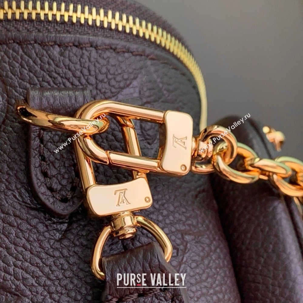 Louis Vuitton Mini Bumbag in Embossed Grained Leather M13827 Chocolate 2025 (K-25061612)
