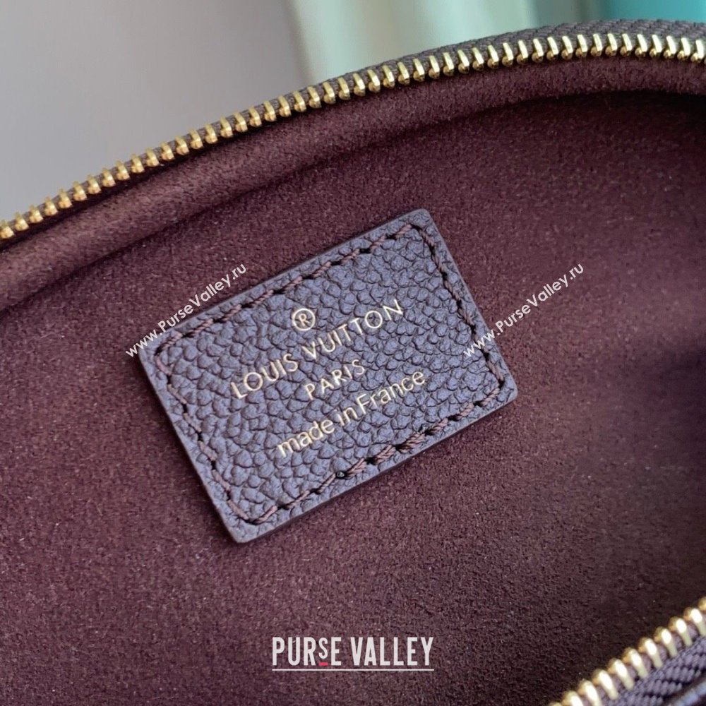 Louis Vuitton Mini Bumbag in Embossed Grained Leather M13827 Chocolate 2025 (K-25061612)