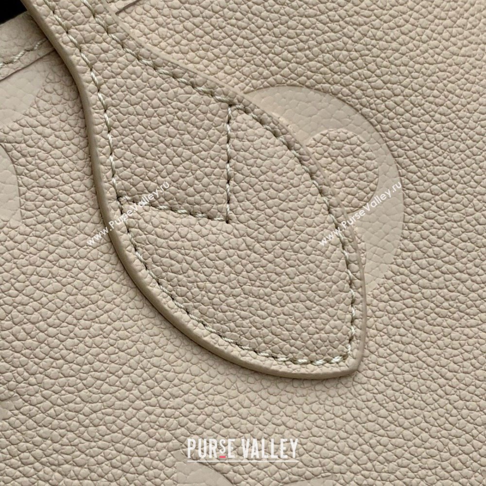 Louis Vuitton Neverfull MM Bag in Sand Grained Cowhide Leather M14319 2025 (K-25061806)