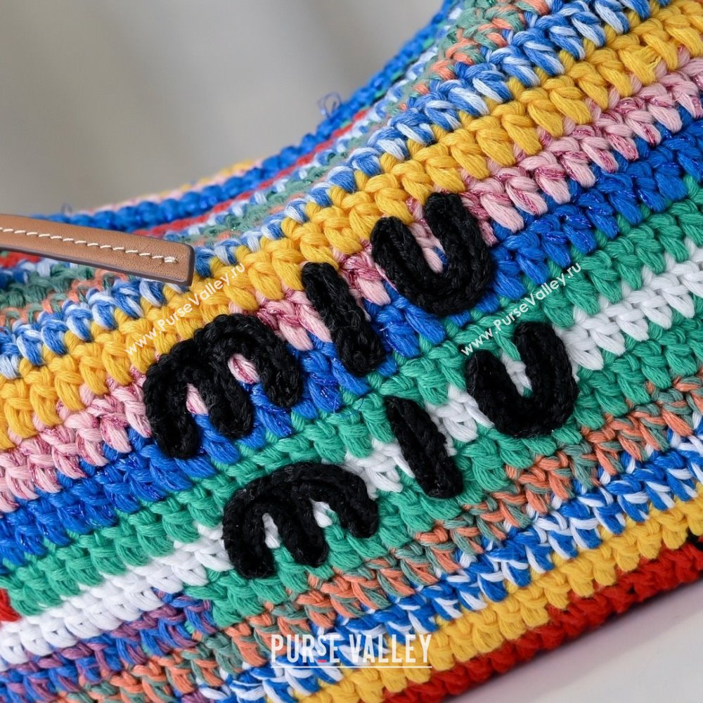 Miu Miu Crochet pouch Bag 5NE841 Multicolored 2025 (MHUI-25061602)