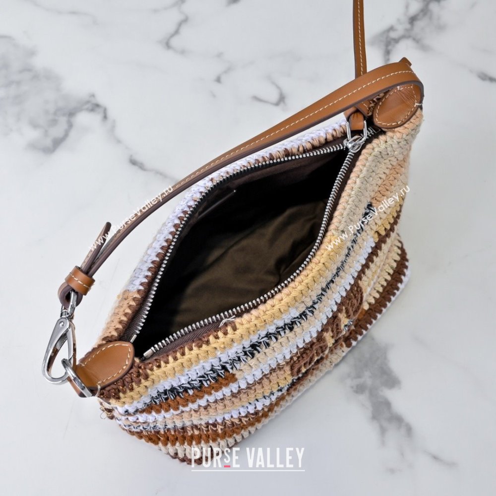 Miu Miu Crochet pouch Bag 5NE841 Beige 2025 (MHUI-25061603)
