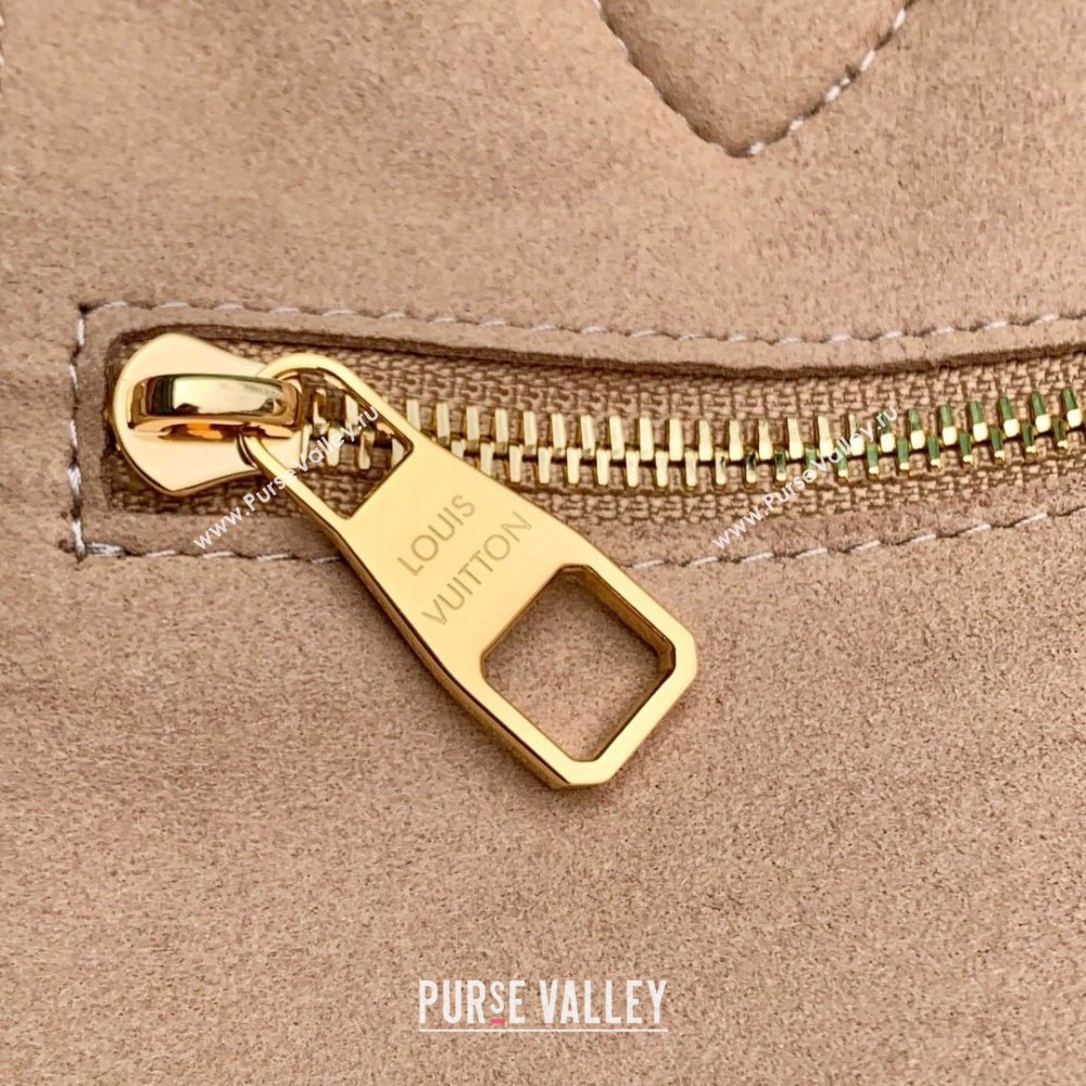 Louis Vuitton Neverfull MM Bag in Sand Grained Cowhide Leather M14319 2025 (K-25061806)
