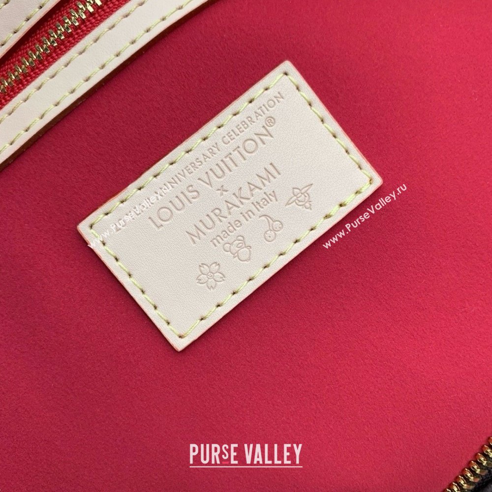 Louis Vuitton LV x TM Keepall Bandouliere 45 Bag in Monogram Cherry Canvas M13764 Brown 2025 (K-25061607)