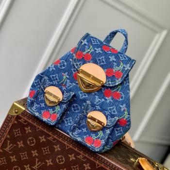 Louis Vuitton LV x TM Venice NM Backpack in Monogram Cherry Denim M13679 2025 (K-25061403)