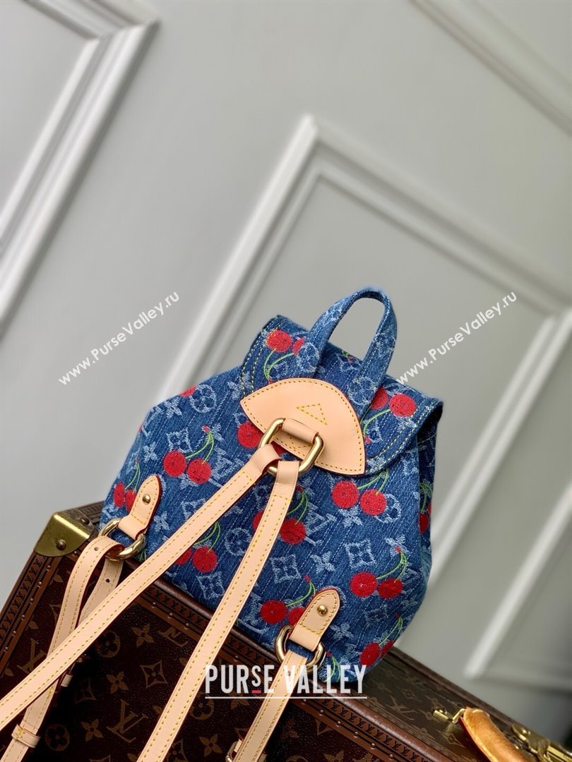 Louis Vuitton LV x TM Venice NM Backpack in Monogram Cherry Denim M13679 2025 (K-25061403)