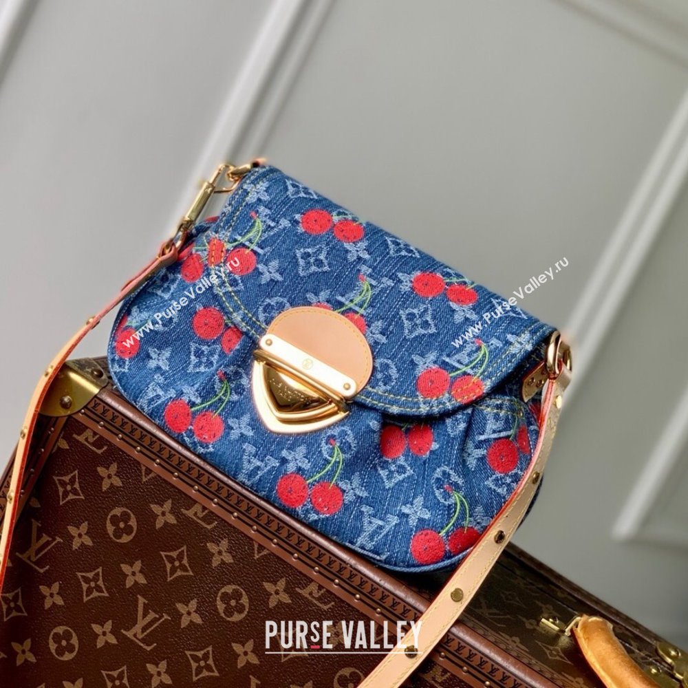 Louis Vuitton LV x TM Sunset Bag in Monogram Cherry Denim M13680 2025 (K-25061404)